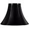 Black Faux Leatherette Bell Shade 6x14x11 (Spider)