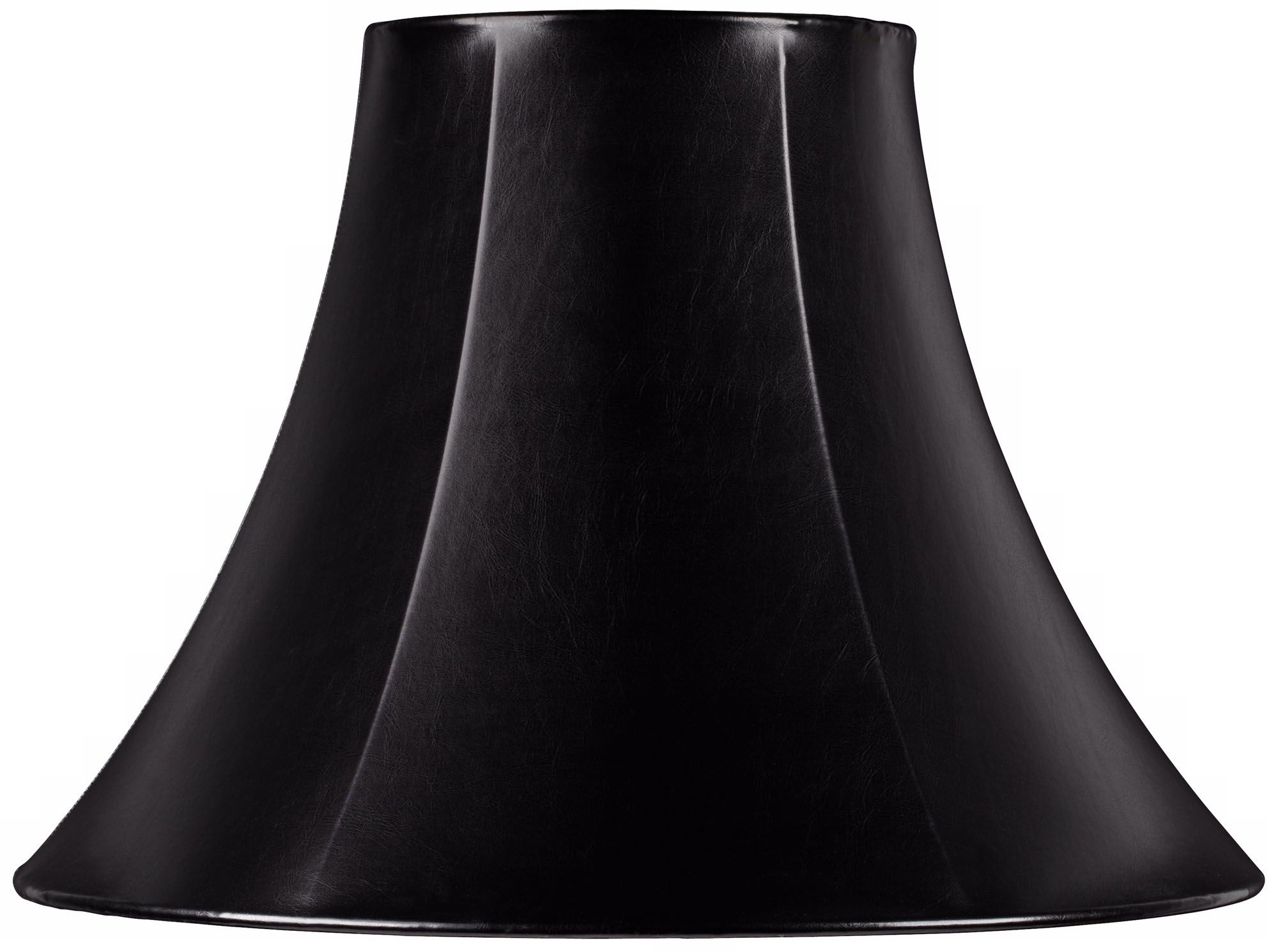 black leather lamp shades