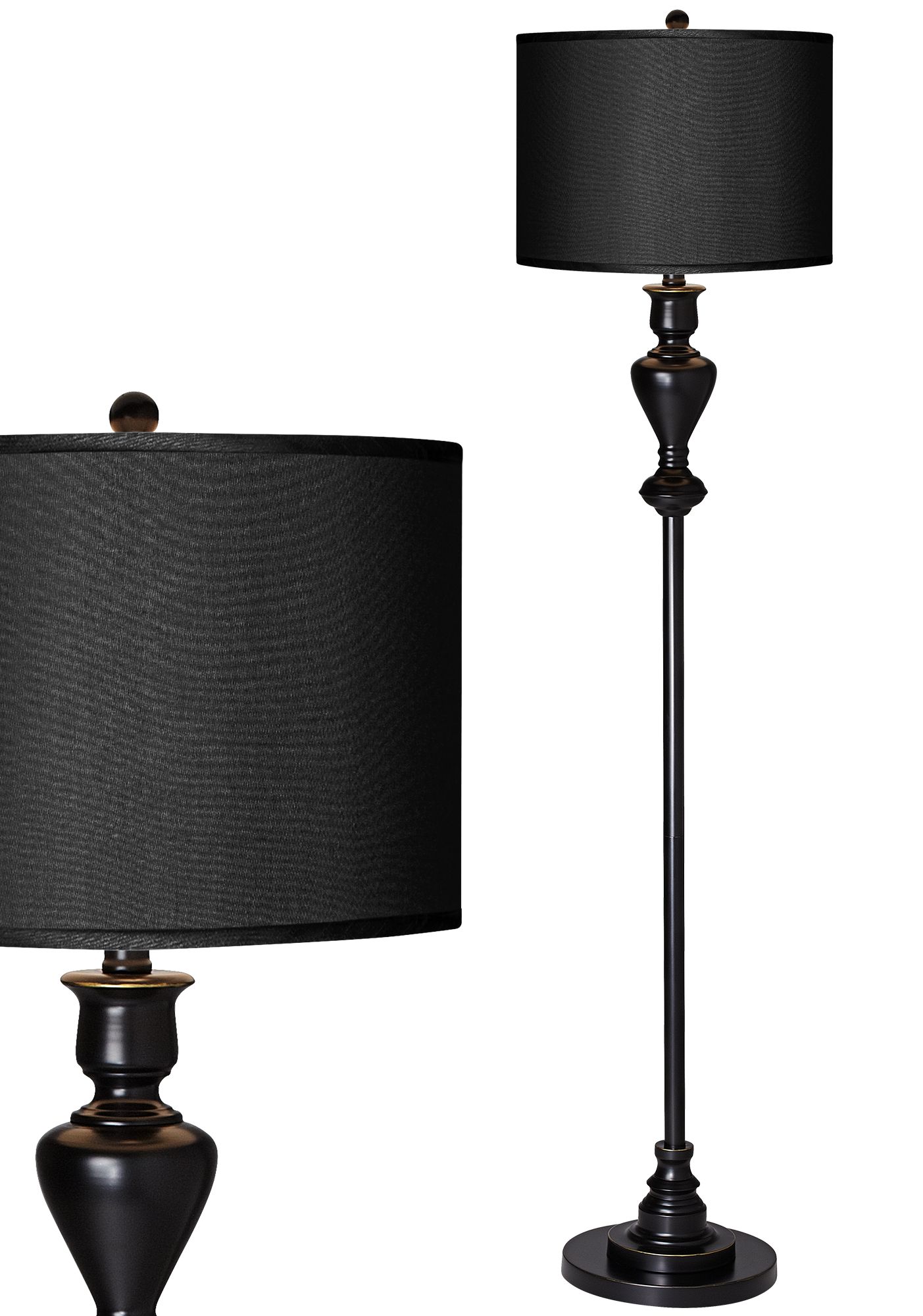 Black Floor Lamps Page 4 Lamps Plus