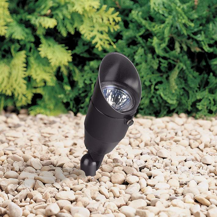 Fluisteren Noord Amerika terug Black Finish 3 Watt LED Outdoor Landscape Spot Light - #88234 | Lamps Plus