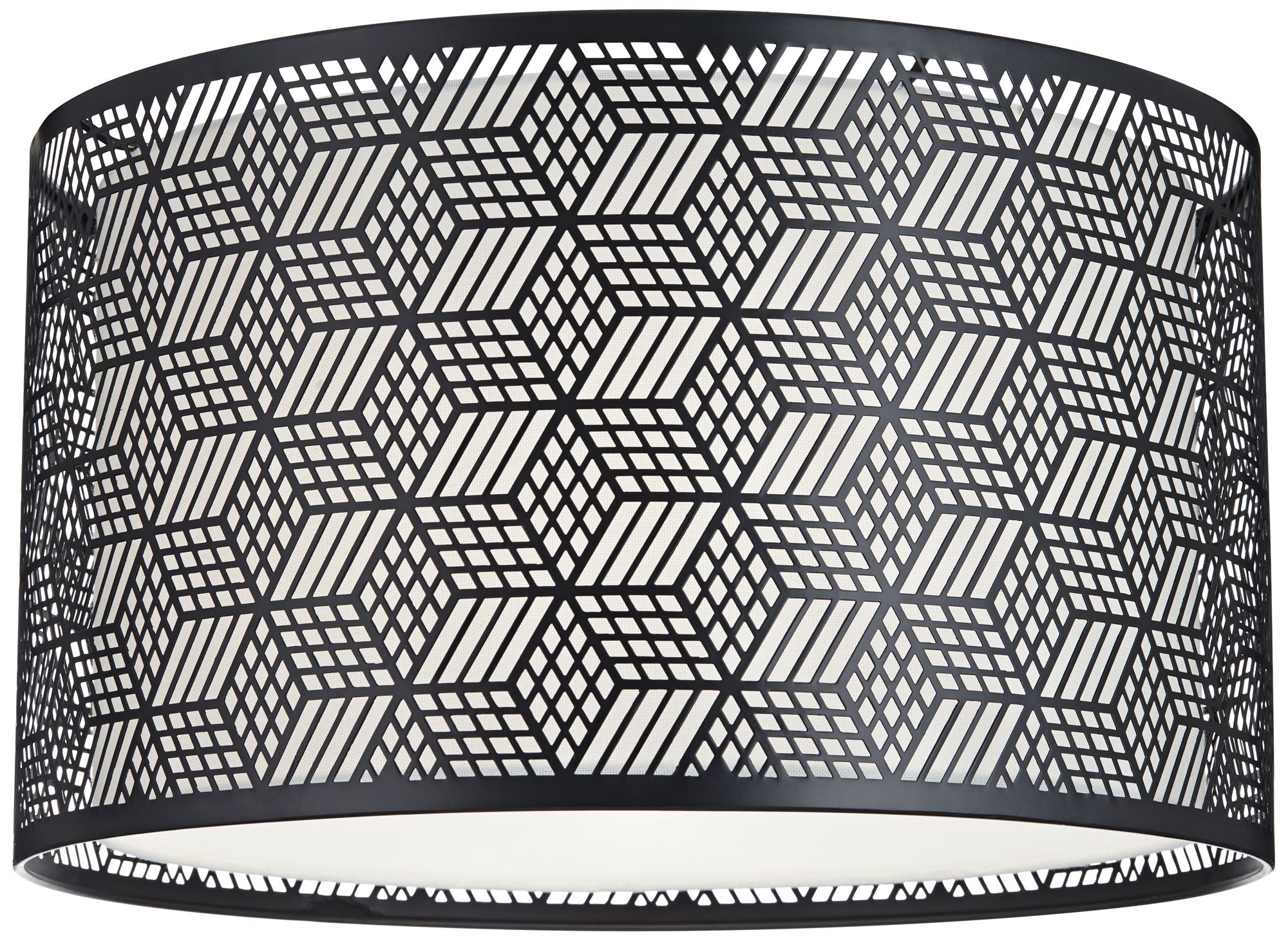 metal mesh drum lamp shade