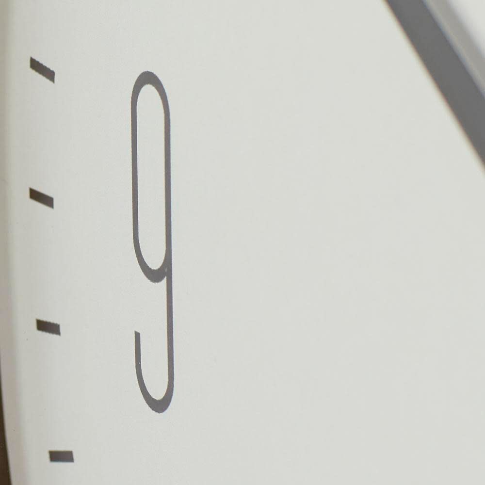 Black Glass Contemporary Wall Clock, 20" x 2" x 20"