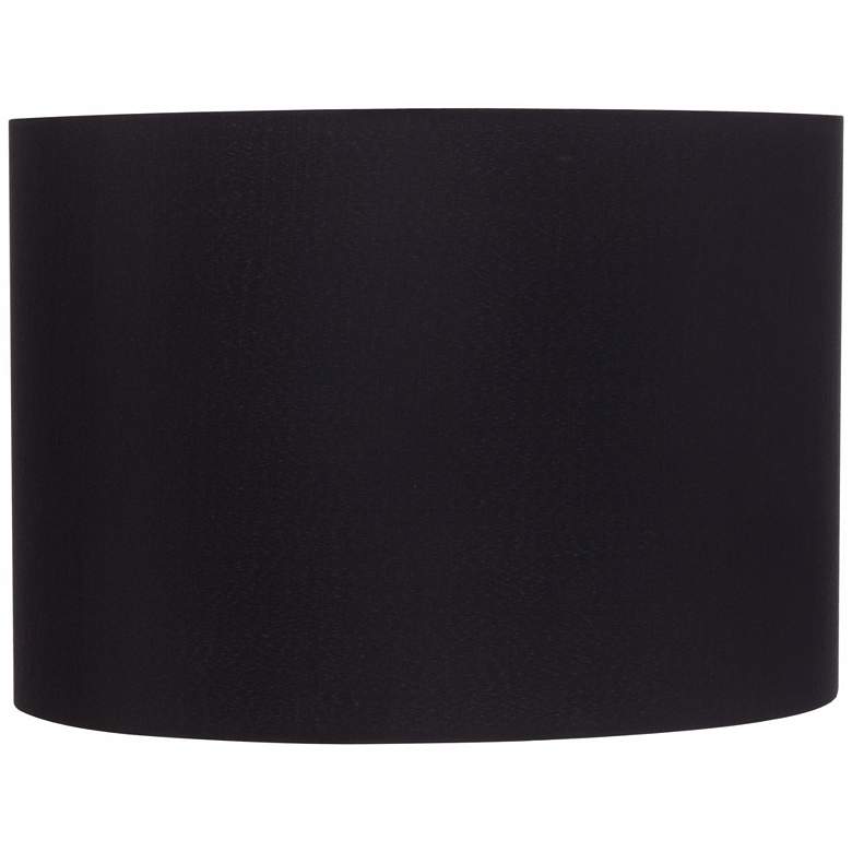 Image 1 Black Hardback Drum Shade 16x16x11 (Spider)