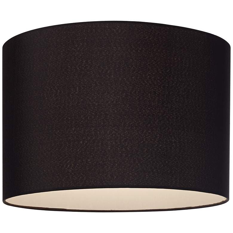 Image 3 Black Hardback Drum Shade 16x16x11 (Spider) more views