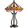 Black Harp Dale Tiffany Table Lamp