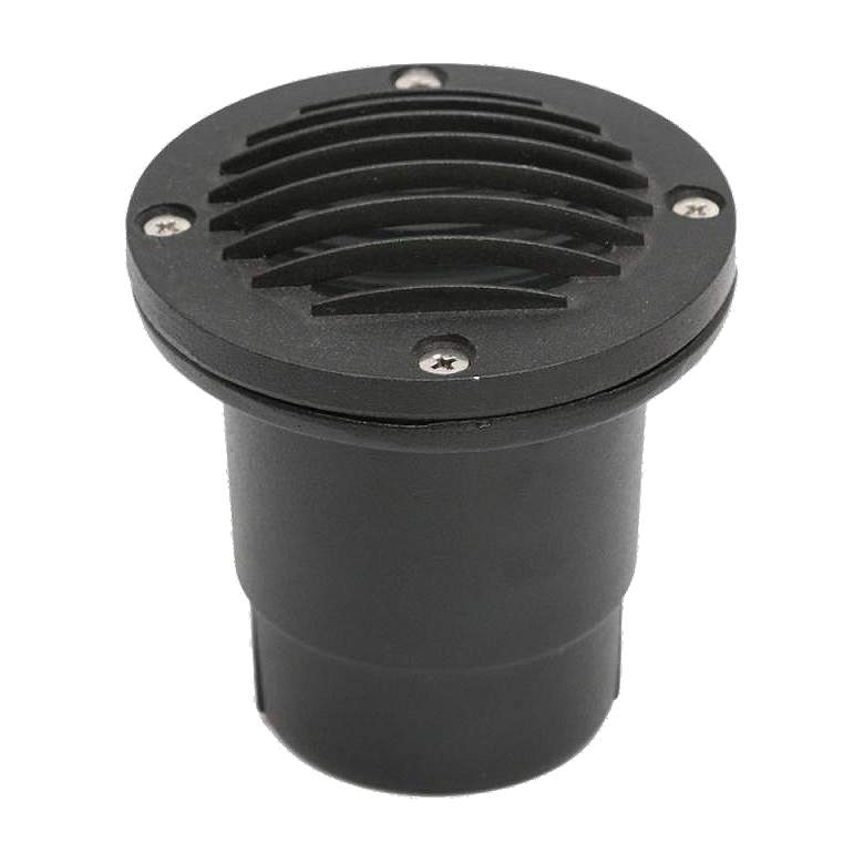 Image 1 Black In Ground Grill Well Light