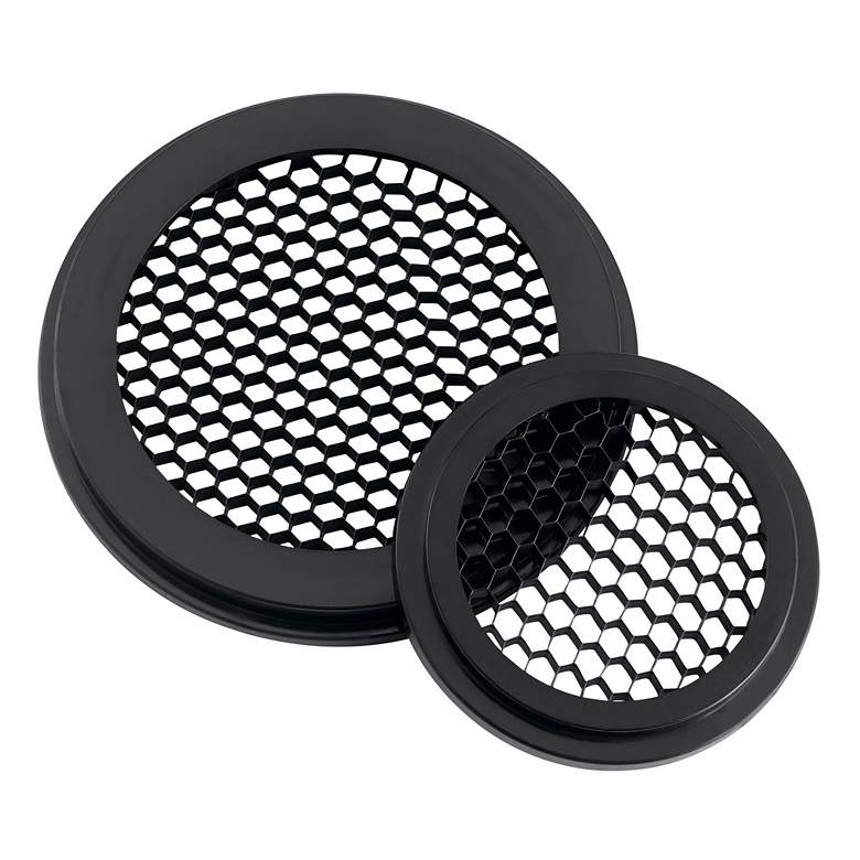 Image 2 Black Large VLO Hexcell Louver more views