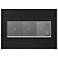Black Leather 3-Gang Metal Wall Plate with 2 Switches and Dimmer