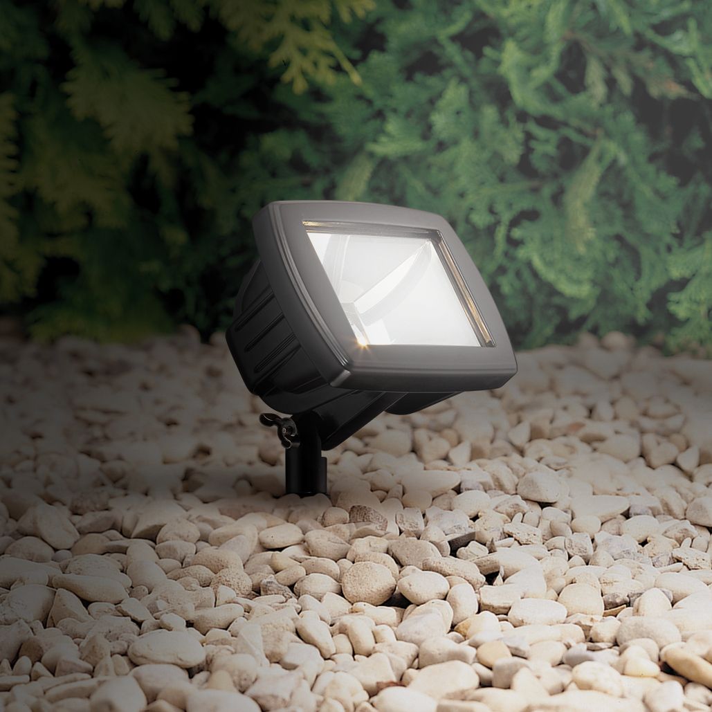 Image 3 Black LED Flood Light Landscape Kit more views