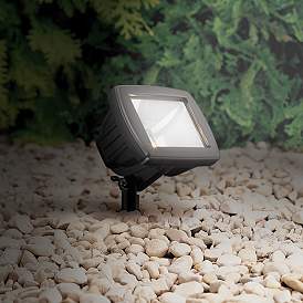 Image3 of Black LED Flood Light Landscape Kit more views