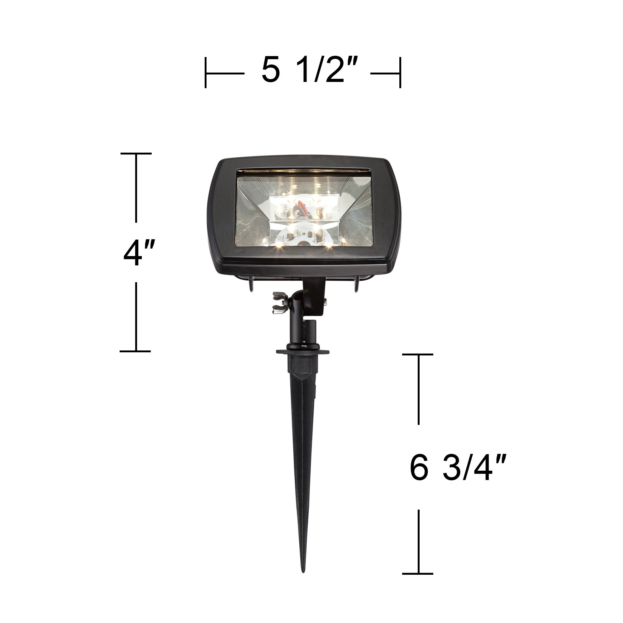 Image 6 Black LED Flood Light Landscape Kit more views
