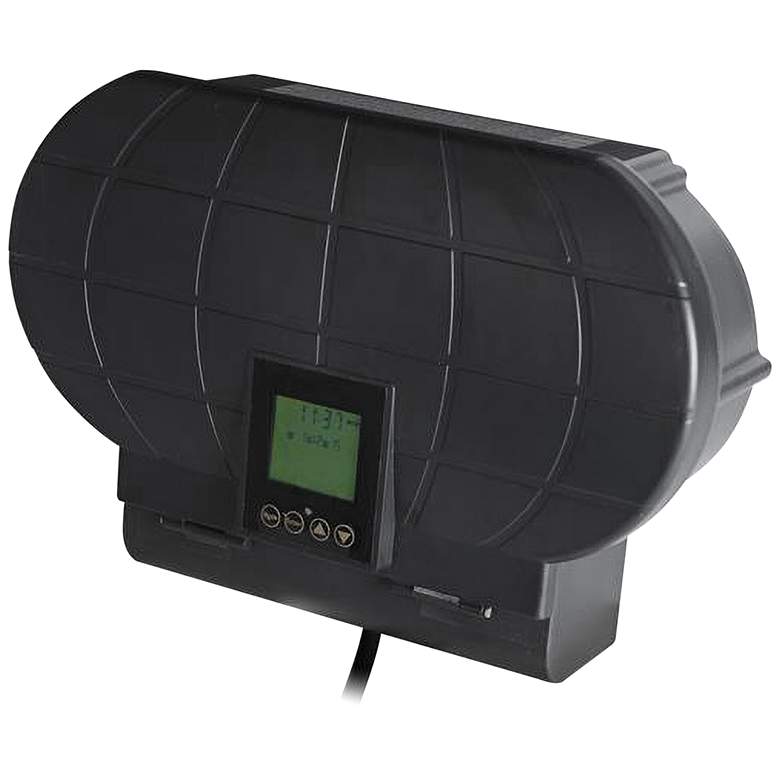 Image 1 Black Low Voltage 600 Watt Transformer with Sunwise Control