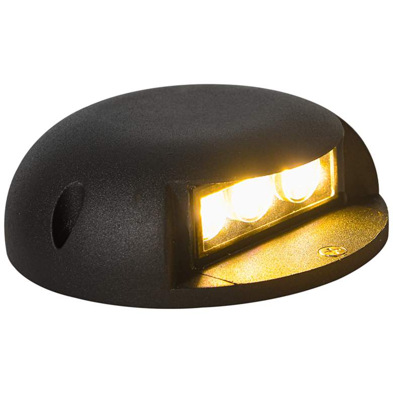 Image 4 Black Low Voltage LED Step Light more views