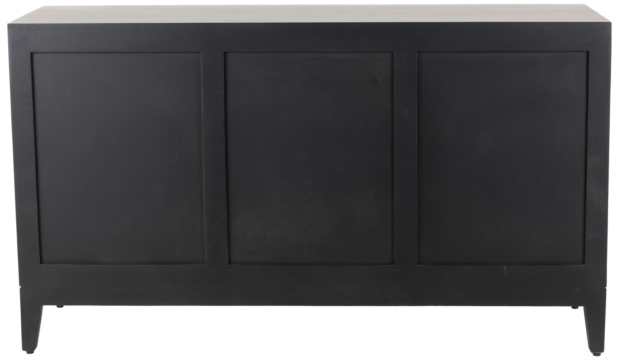 Image 5 Black Mango Wood Modern Sideboard, 60" x 20" x 35" more views