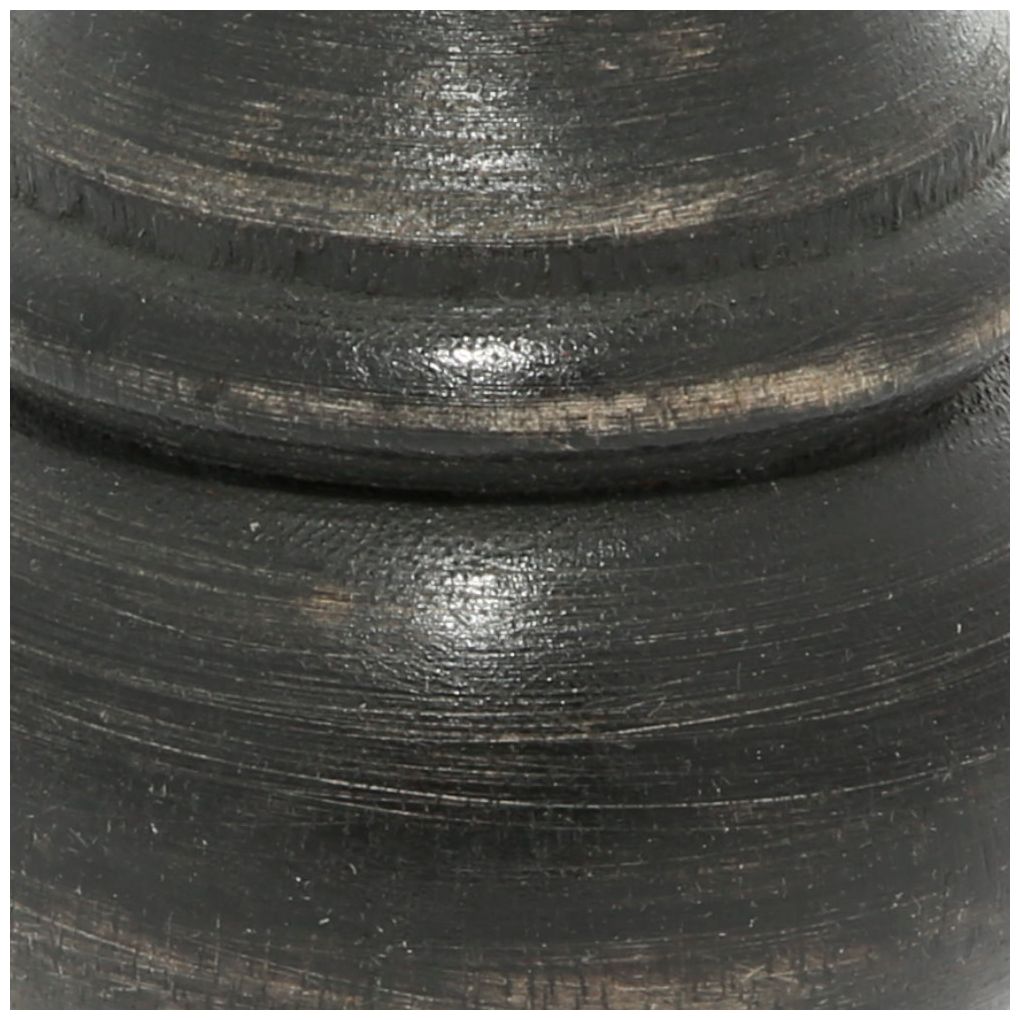 Image 7 Black Mango Wood Traditional Candle Hold more views