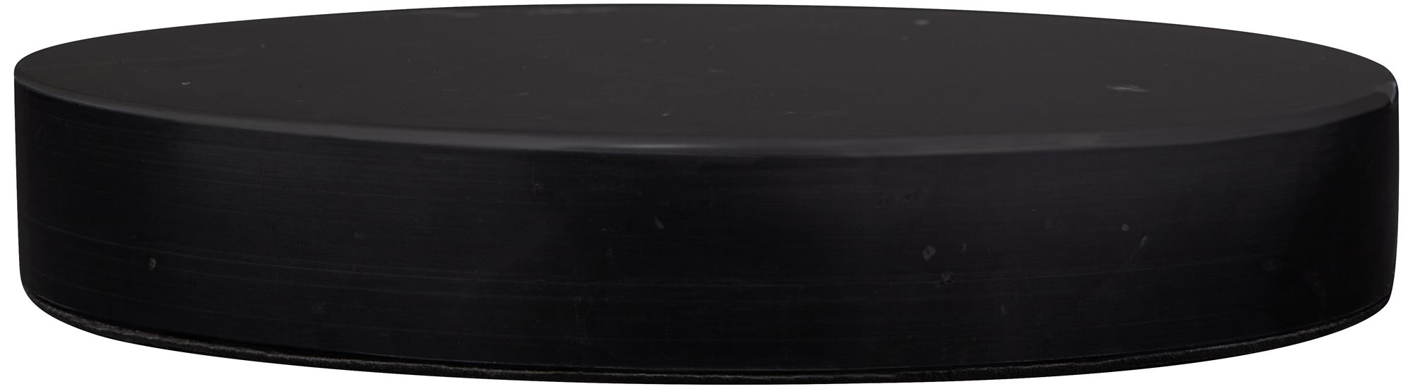 Image 3 Black Marble 8" Wide x 1" High Round Pedestal Lamp Riser more views