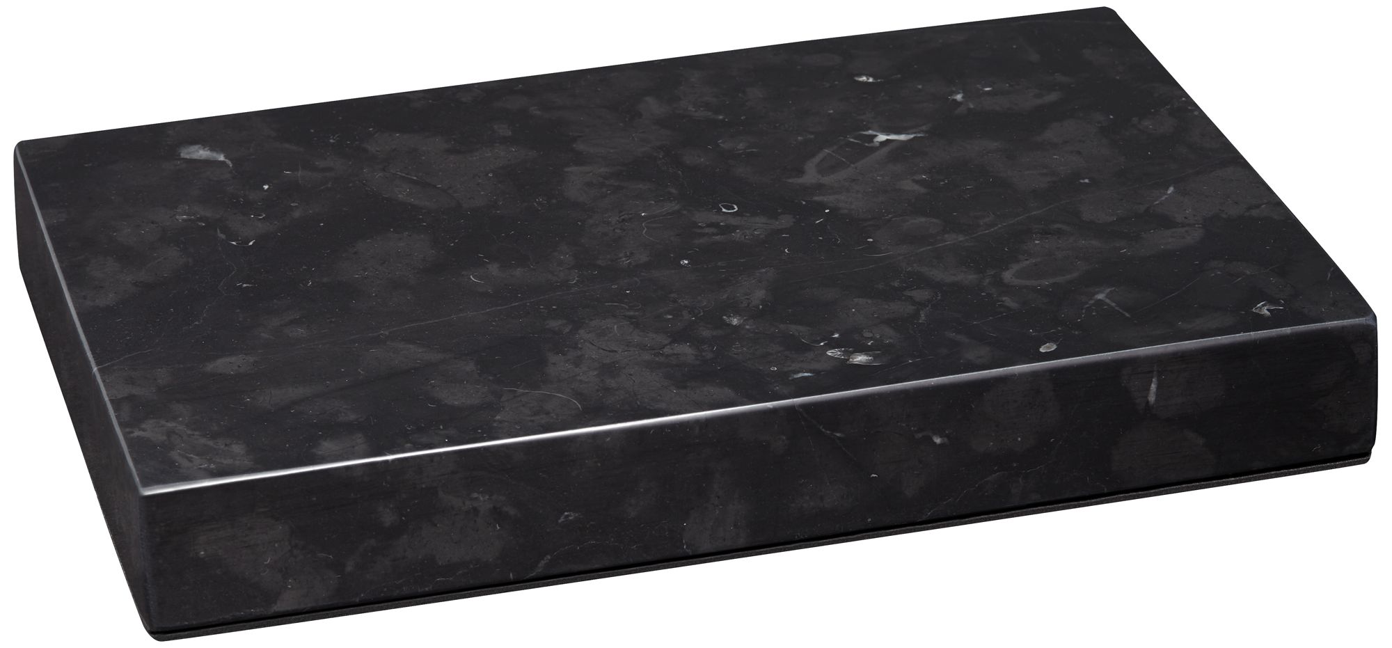 Thumbnail4 of Black Marble 9 1/2" x 6 1/2" x 1" Rectangular Lamp Riser more views
