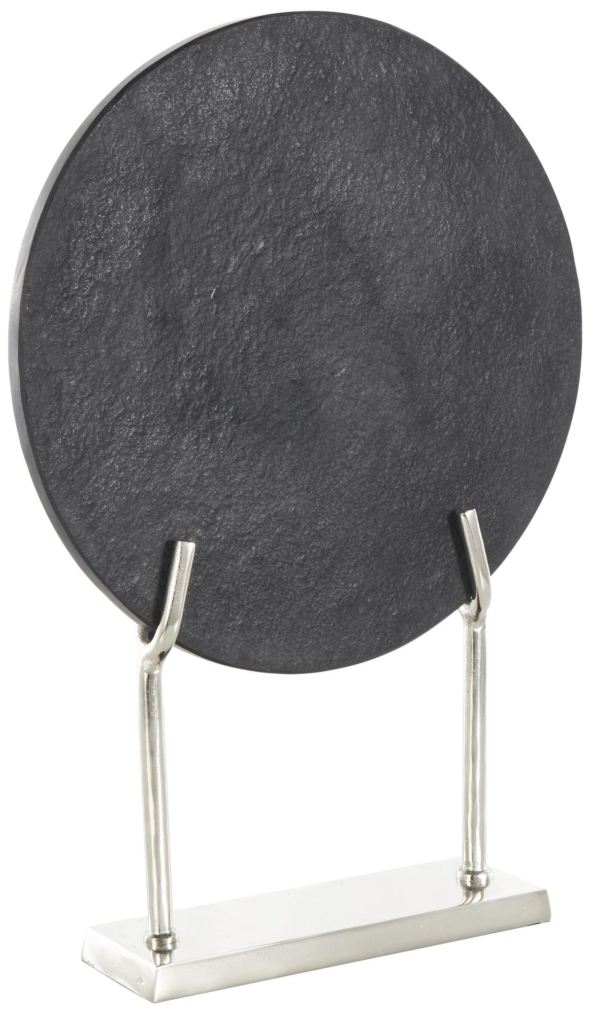 Image 2 Black Marble Modern Sculpture, 14" x 3" x 20"