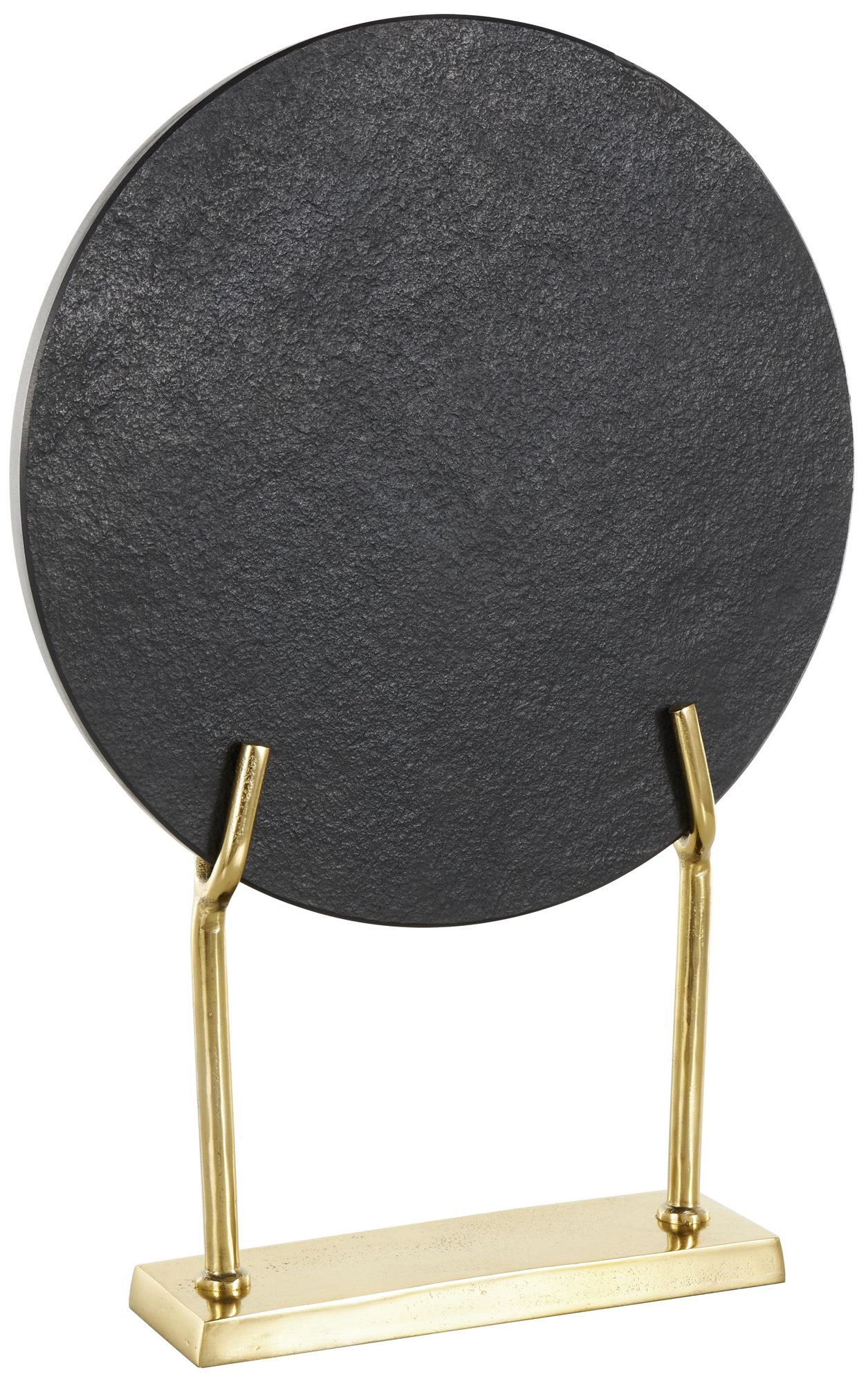 Image 2 Black Marble Modern Sculpture, 14" x 3" x 20"