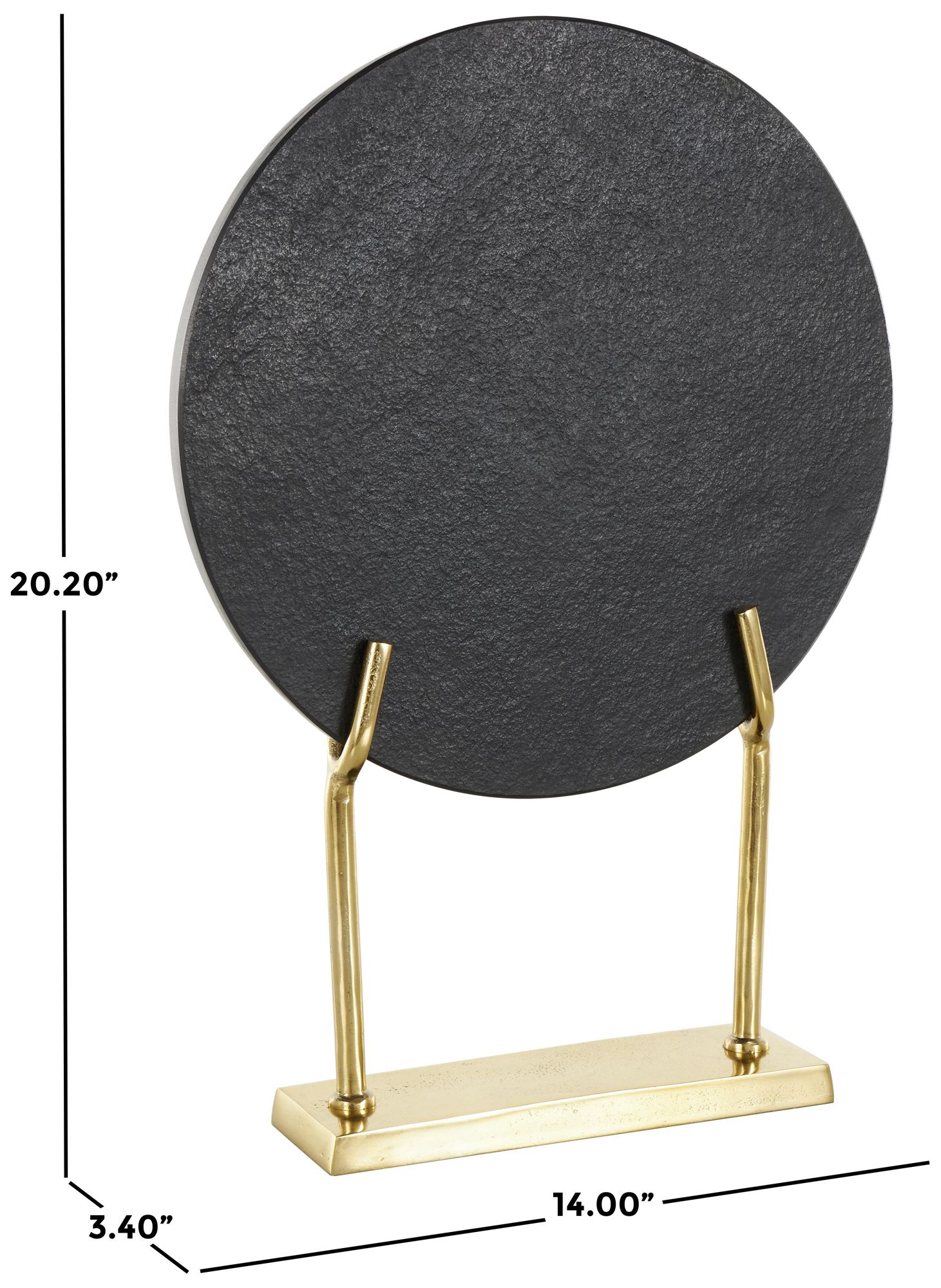 Image 7 Black Marble Modern Sculpture, 14" x 3" x 20" more views