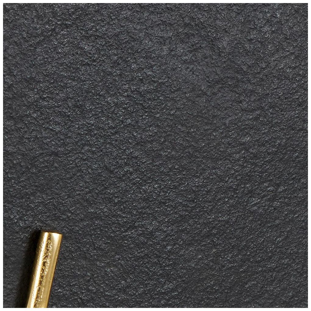 Black Marble Modern Sculpture, 14" x 3" x 20"