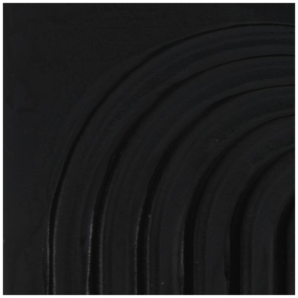 Black Marble Modern Sculpture, 7" x 2" x 11"