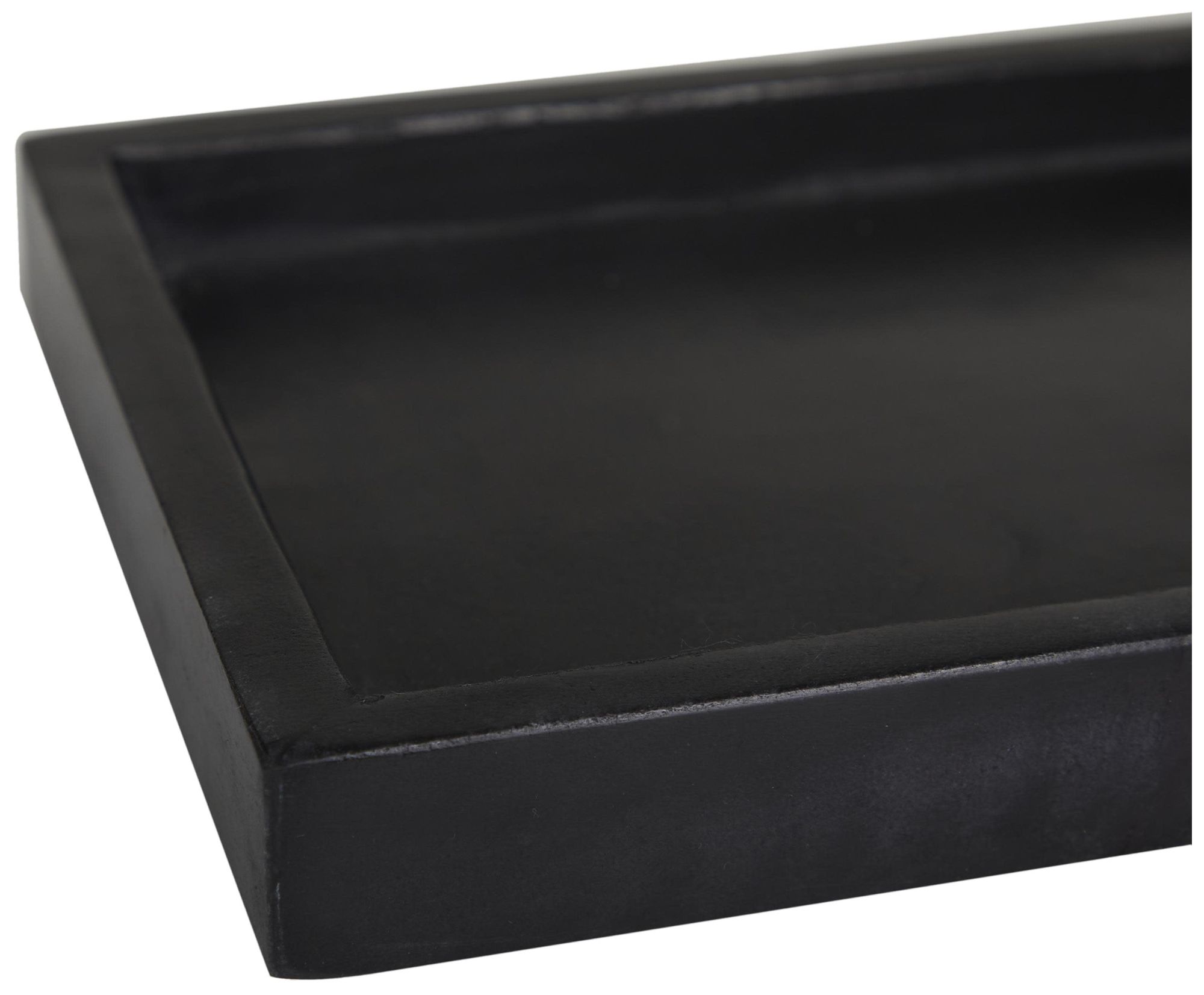 Image 2 Black Marble Modern Tray, S/2 14", 11"W more views