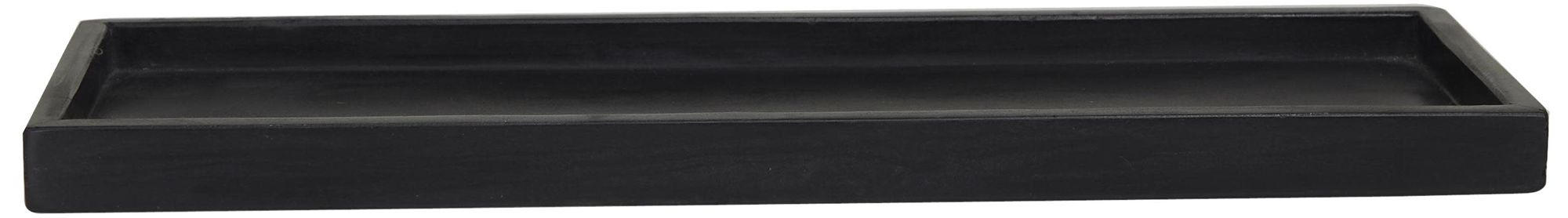 Image 4 Black Marble Modern Tray, S/2 22", 18"W more views