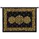 Black Medallion 53" Wide Wall Hanging Tapestry