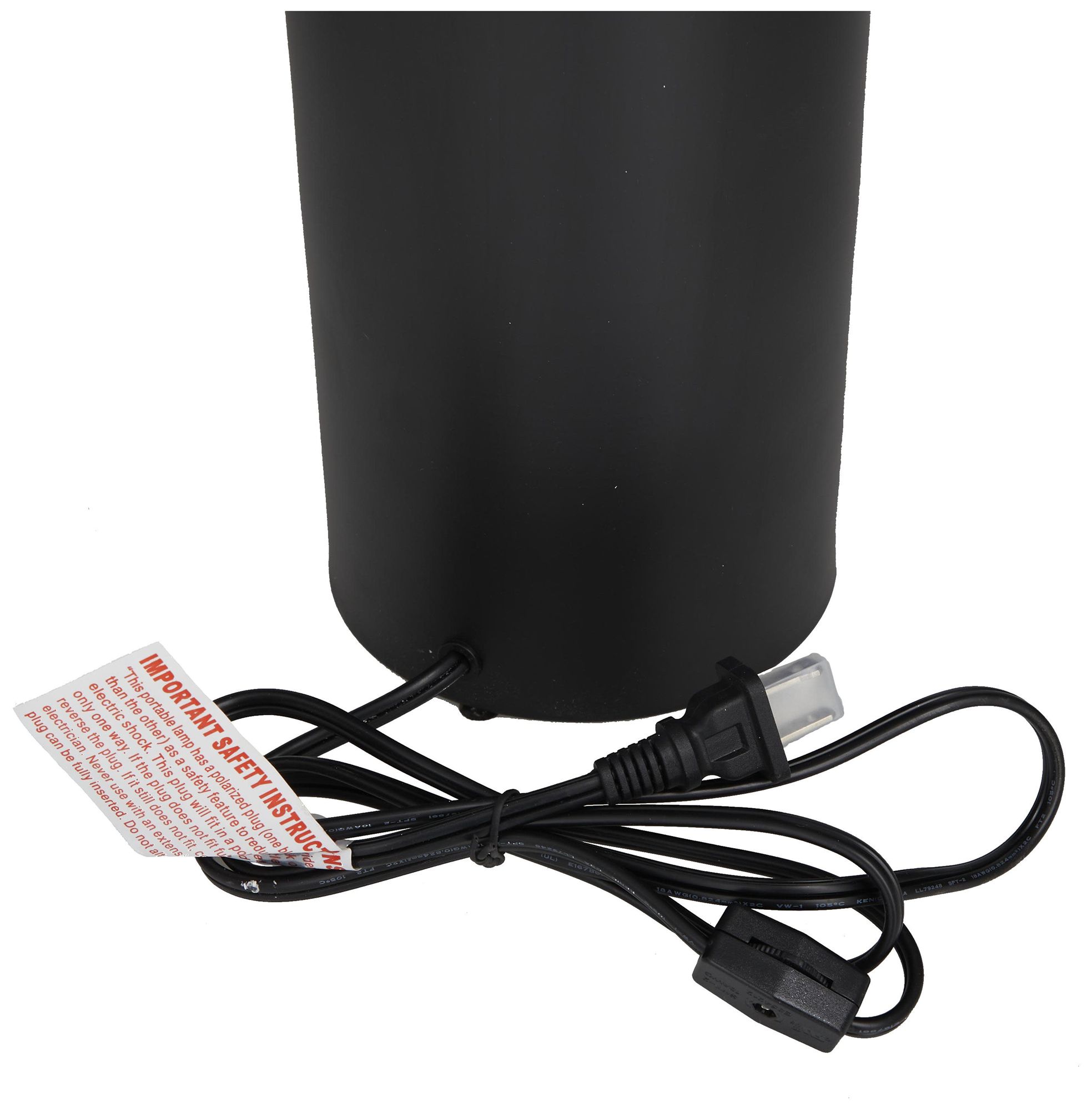 Image 4 Black Metal Contemporary Accent Lamp, 14" x 14" x 22" more views