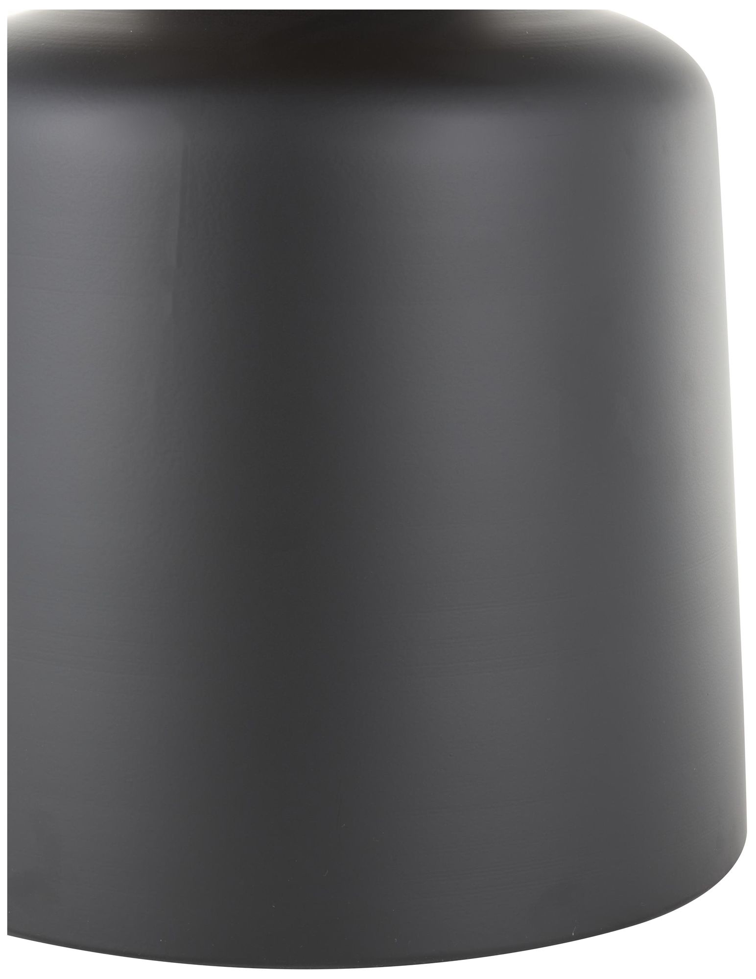 Image 4 Black Metal Contemporary Accent Table, 18" x 18" x 22" more views