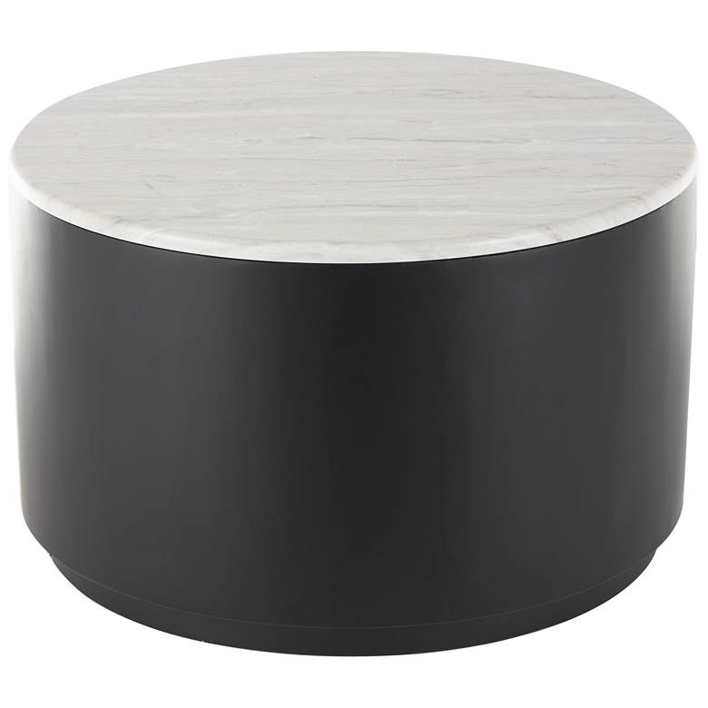 Image 1 Black Metal Contemporary Coffee Table, 28" x 28" x 17"