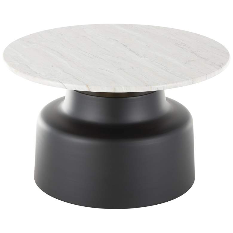 Image 1 Black Metal Contemporary Coffee Table, 29" x 29" x 17"