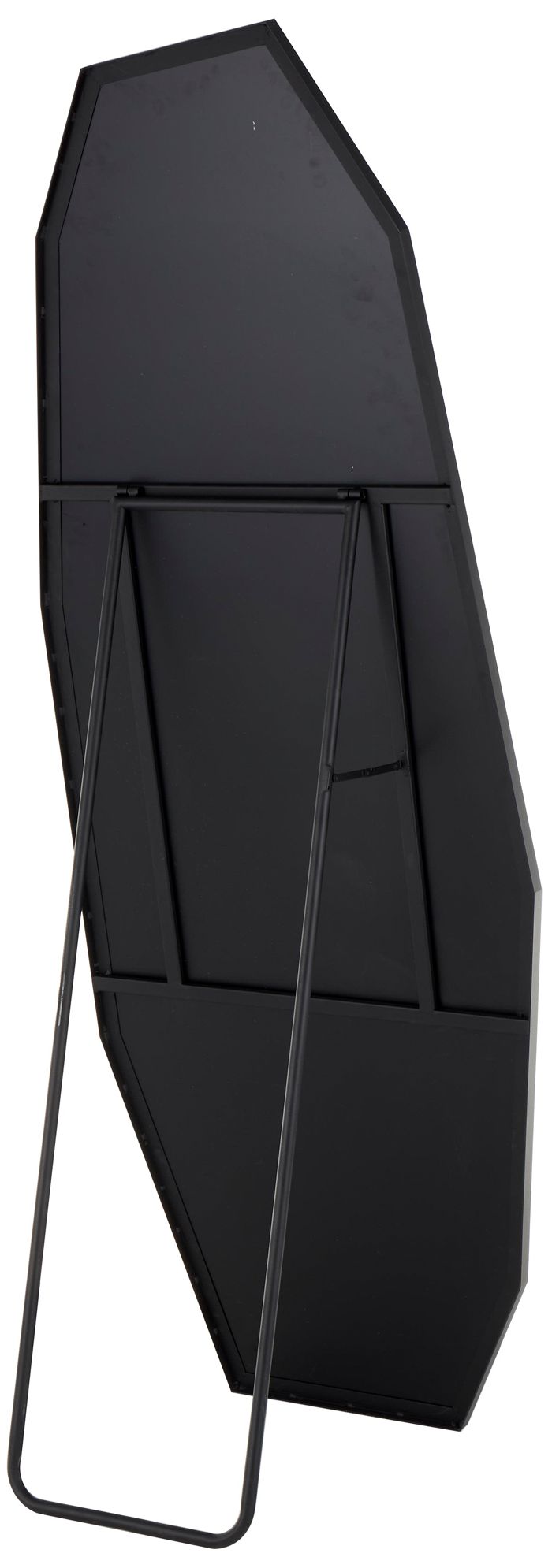 Image 5 Black Metal Contemporary Floor Mirror, 25" x 20" x 65" more views