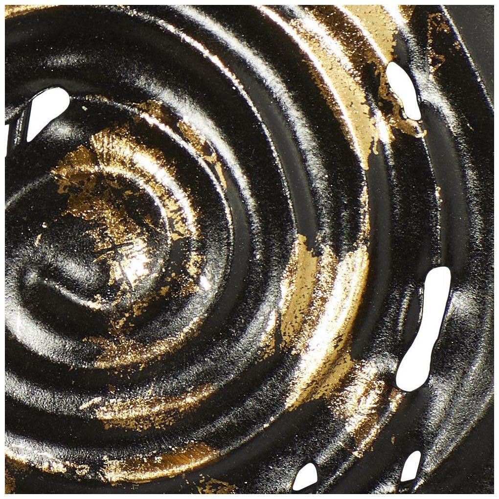 Black Metal Contemporary Wall Decor, S/2 14"W, 36"H