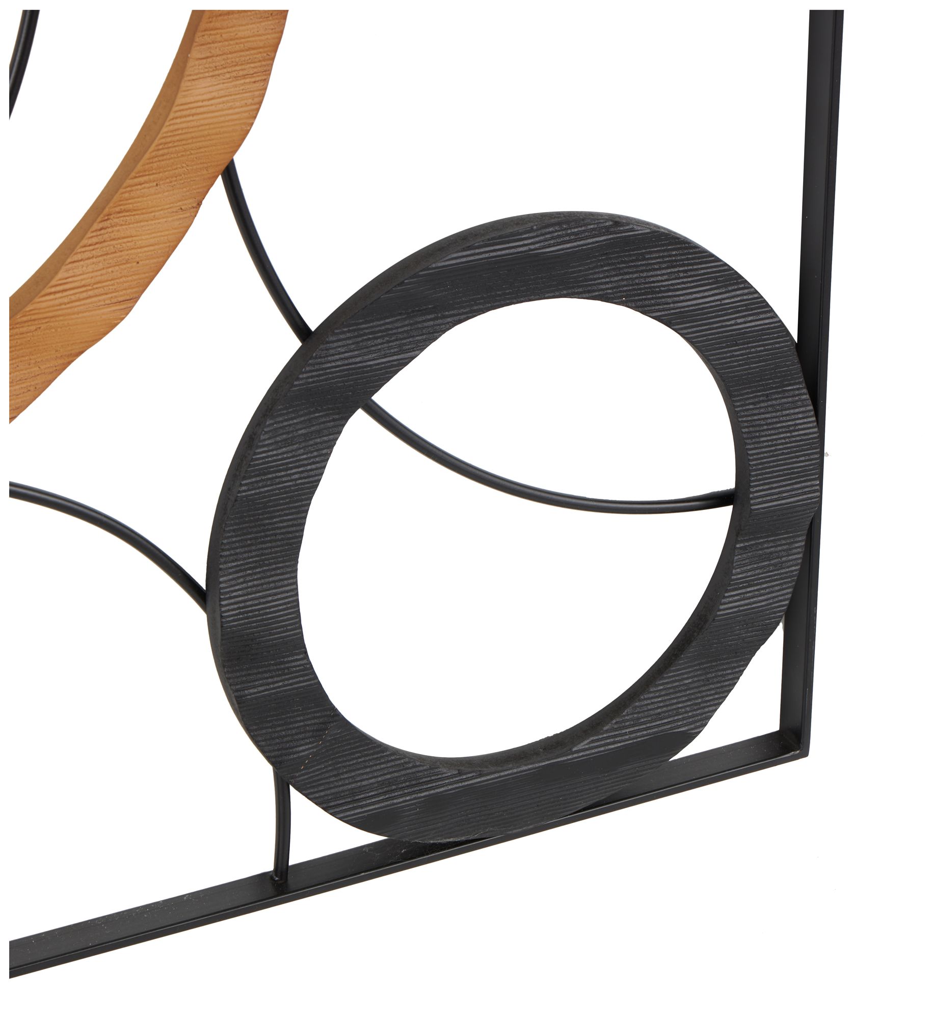 Image 3 Black Metal Contemporary Wall Decor, S/3 18"W, 36"H more views