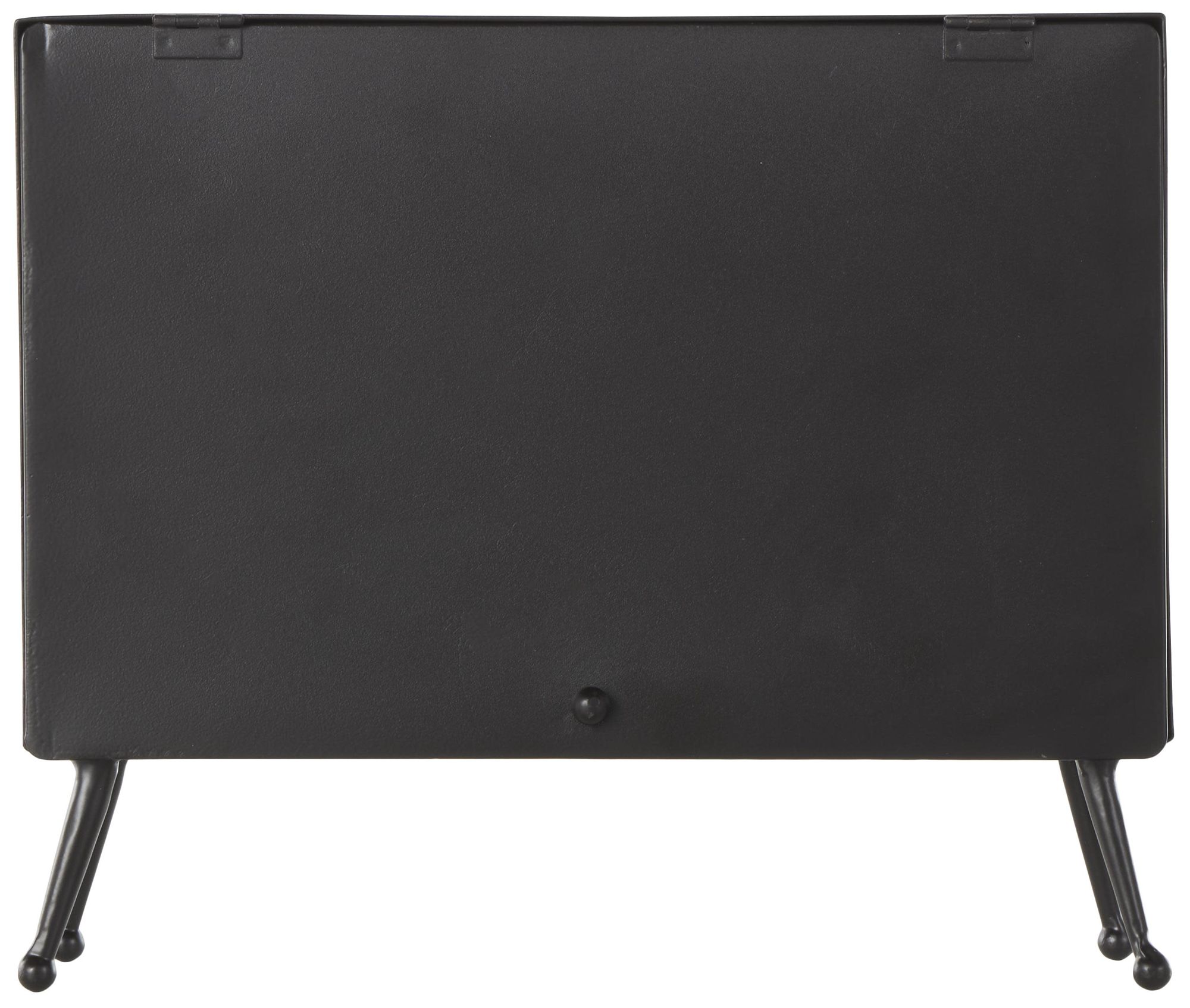 Image 5 Black Metal Industrial Clock, 10" x 3" x 8" more views