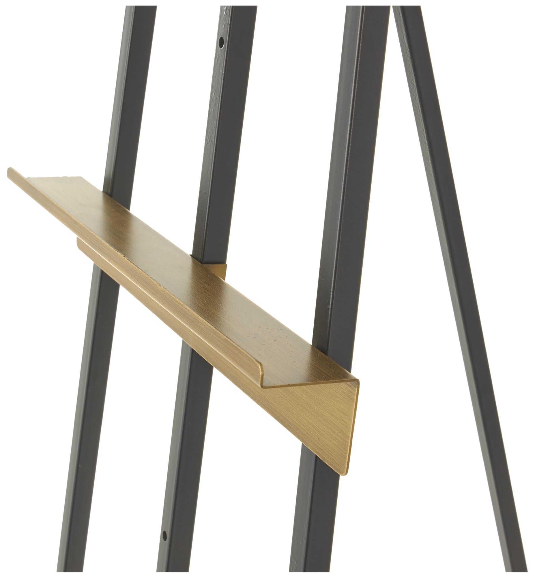 Image 2 Black Metal Industrial Easel, 15" x 24" x 69" more views