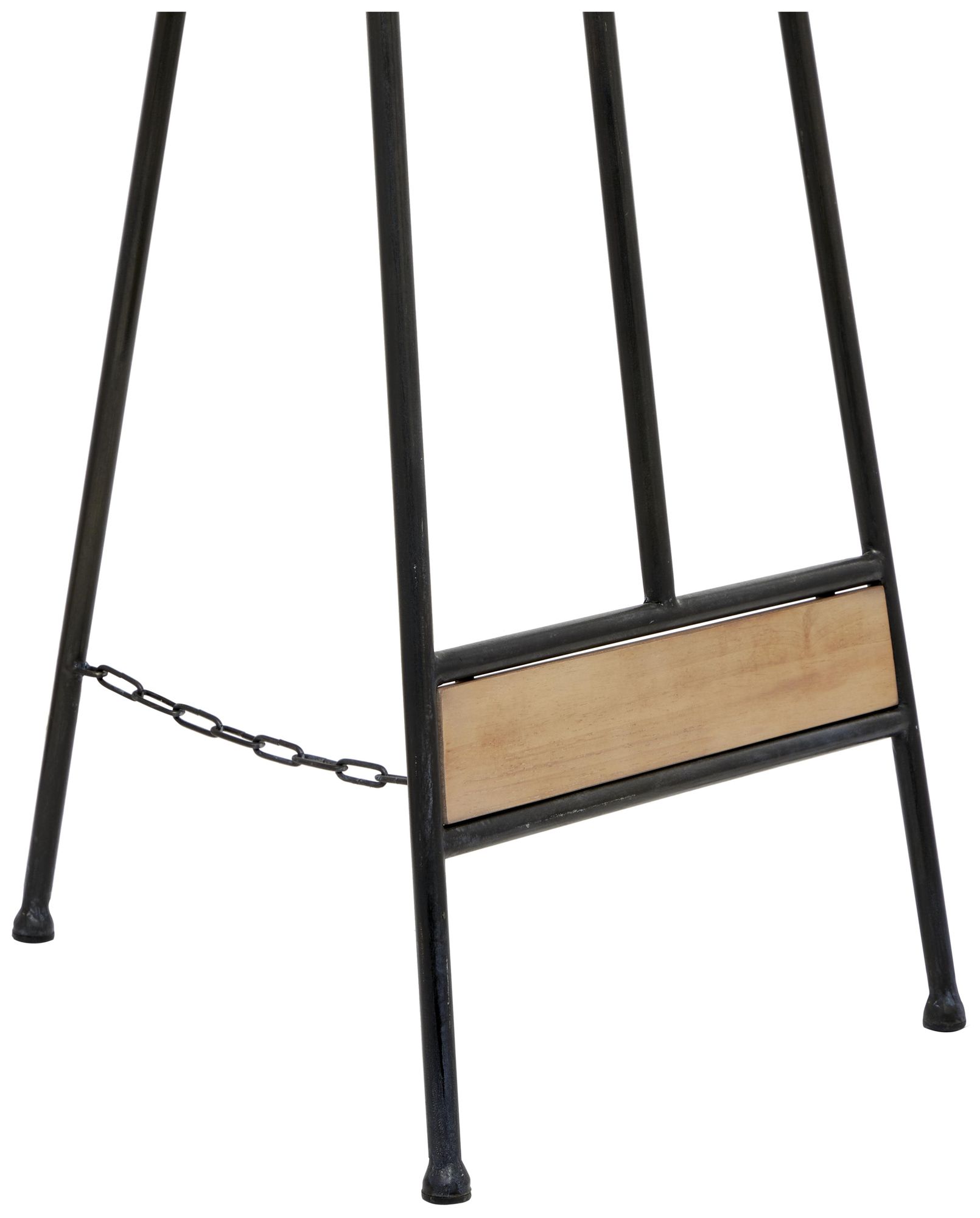 Image 3 Black Metal Industrial Easel, 16" x 19" x 52" more views