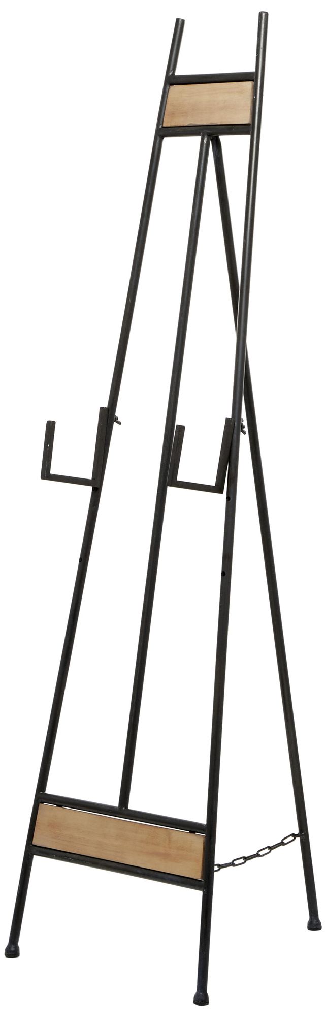 Image 6 Black Metal Industrial Easel, 16" x 19" x 52" more views