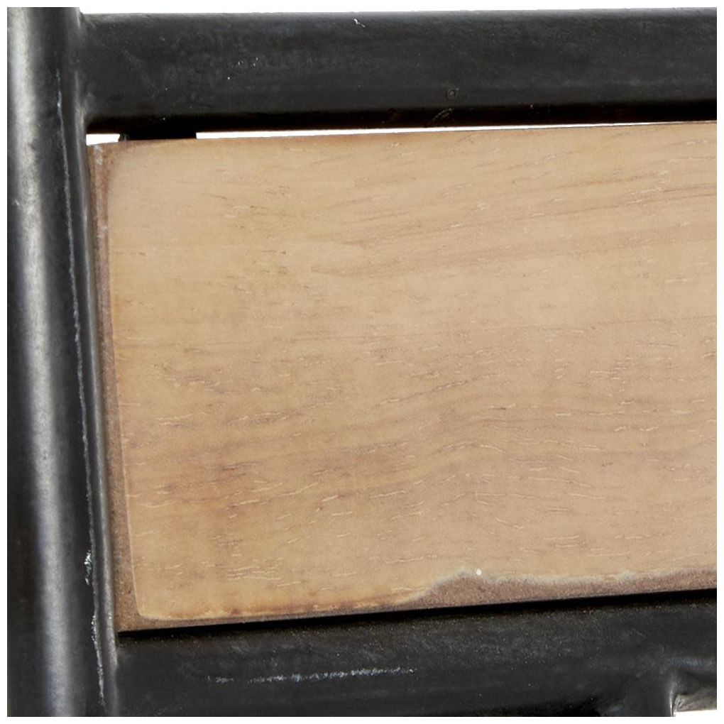 Black Metal Industrial Easel, 16" x 19" x 52"