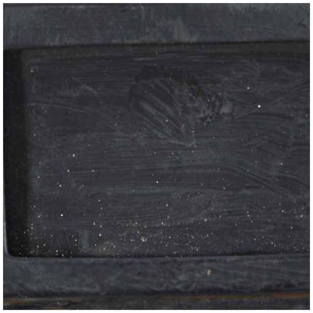 Image 7 Black Metal Industrial Magazine Rack Holder, 16" x 3" x 28" more views