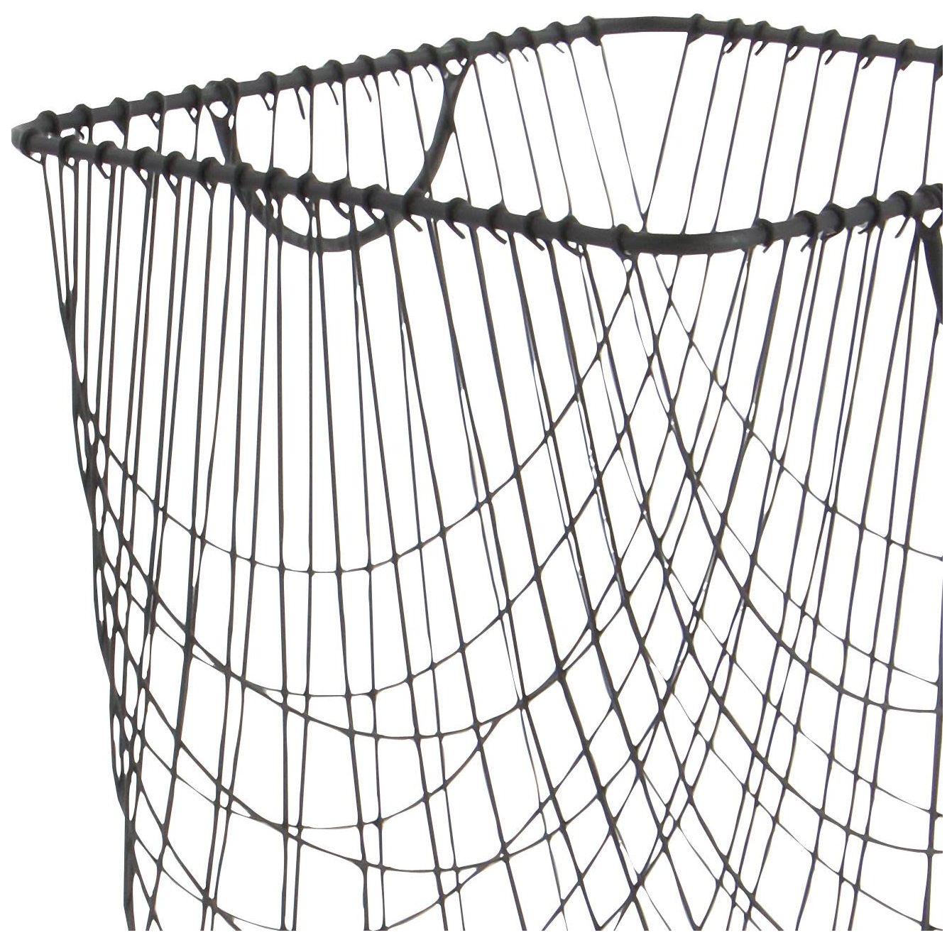 Image 3 Black Metal Industrial Storage Cart, 16" x 16" x 24" more views