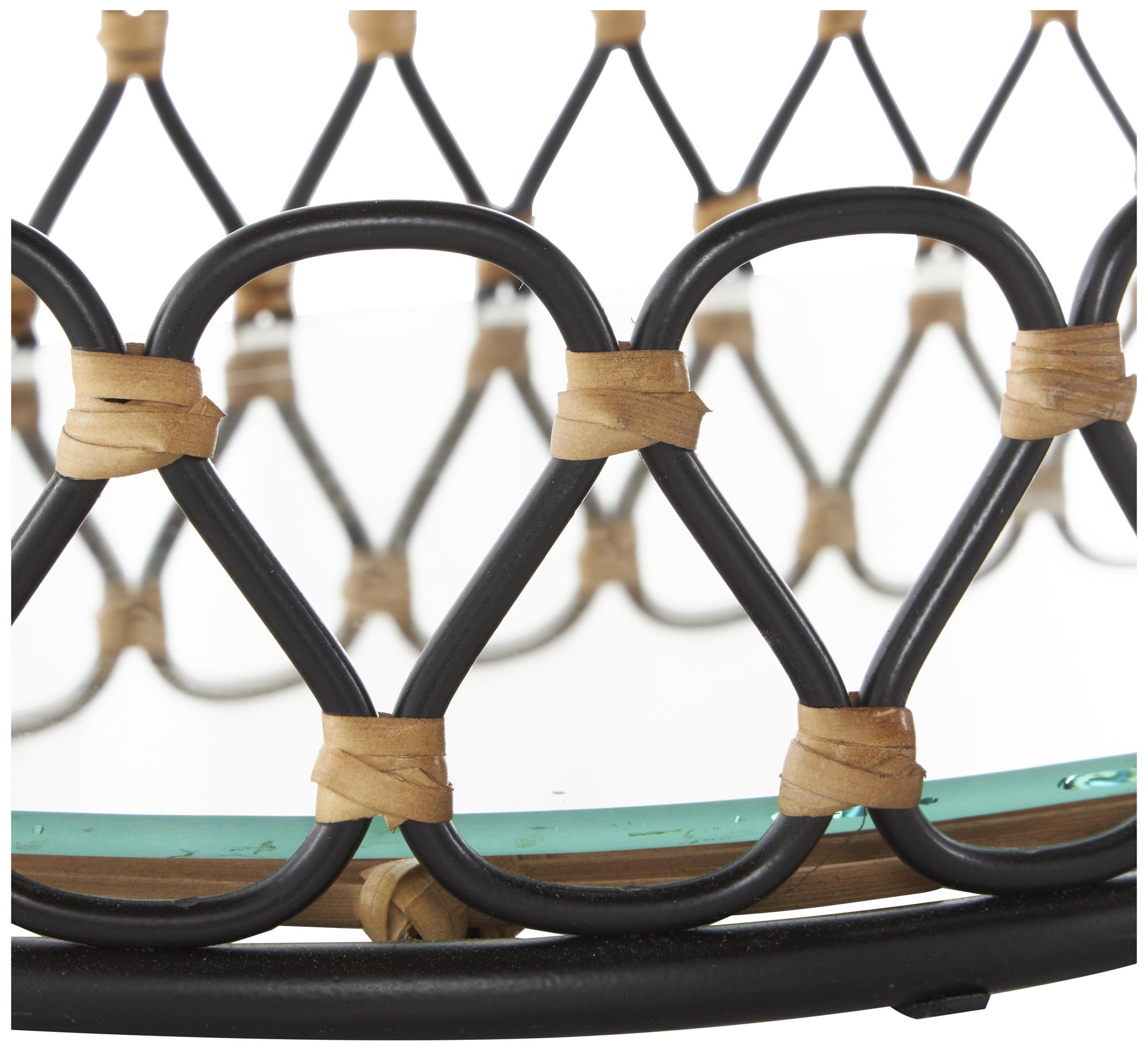 Image 3 Black Metal Industrial Tray, 22" x 12" x 4" more views