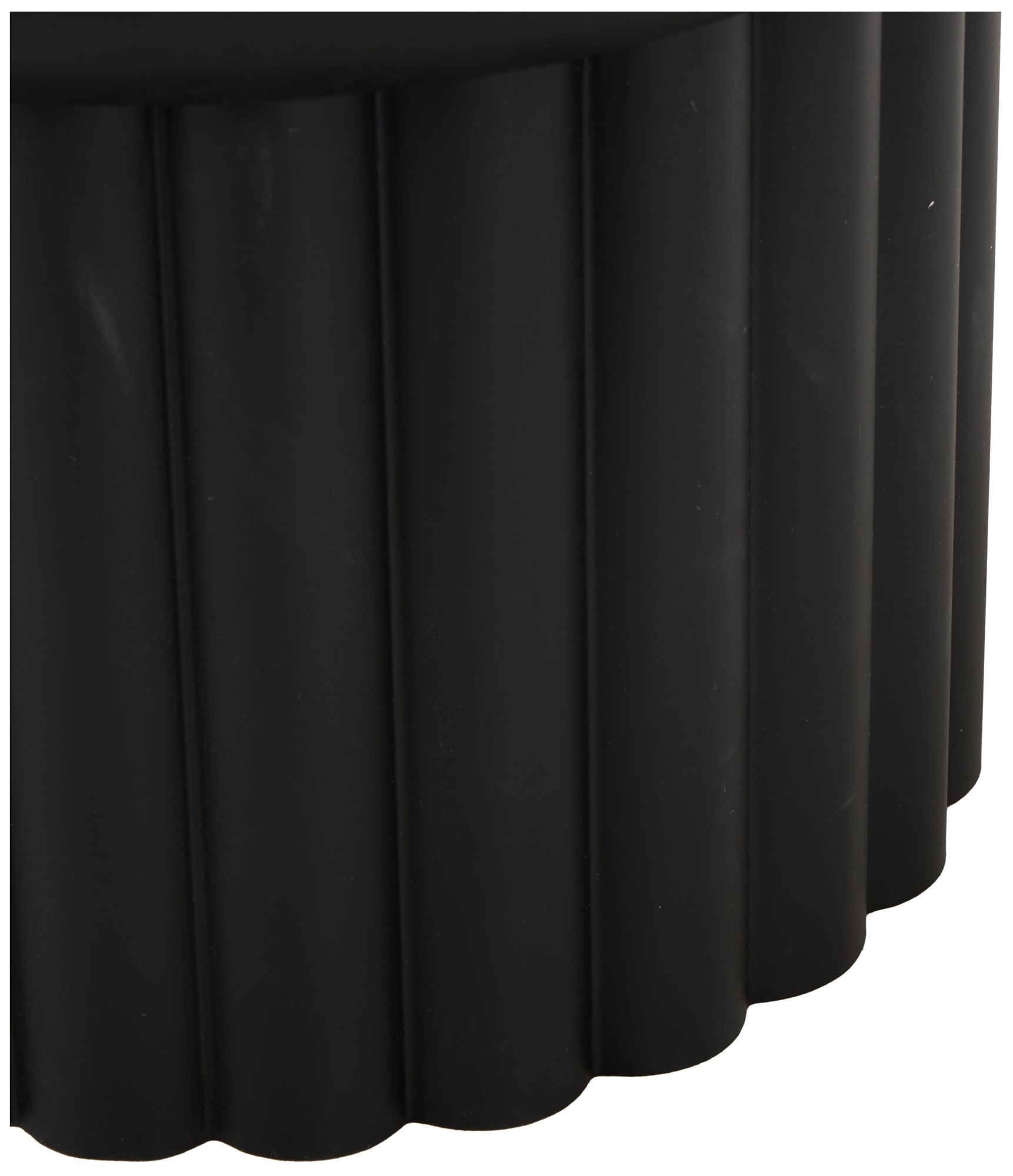 Image 4 Black Metal Modern Accent Table, 15" x 15" x 19" more views