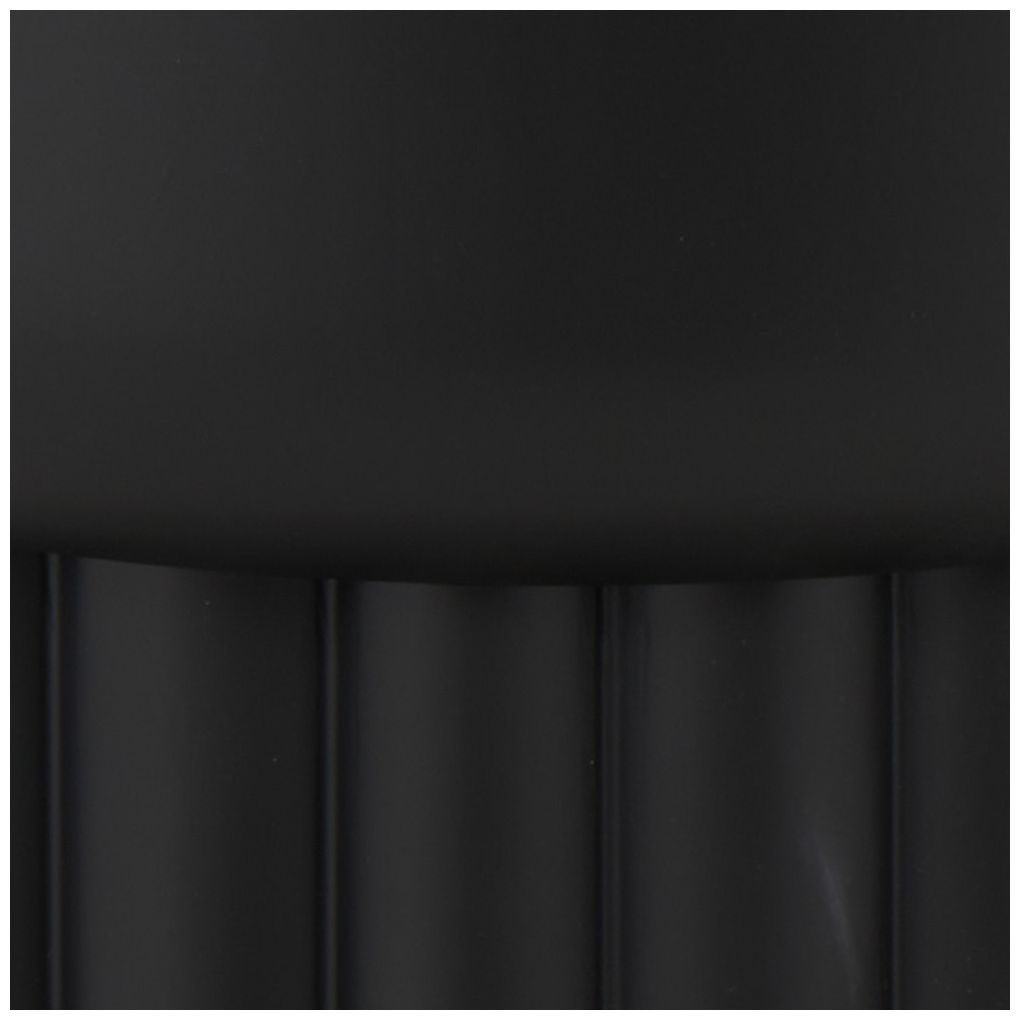 Black Metal Modern Accent Table, 15" x 15" x 19"