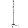 Black Metal Modern Coat Rack, 20" x 20" x 71"