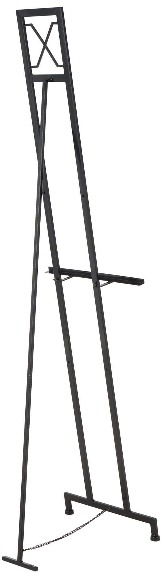 Image 5 Black Metal Modern Easel, 17" x 19" x 70" more views
