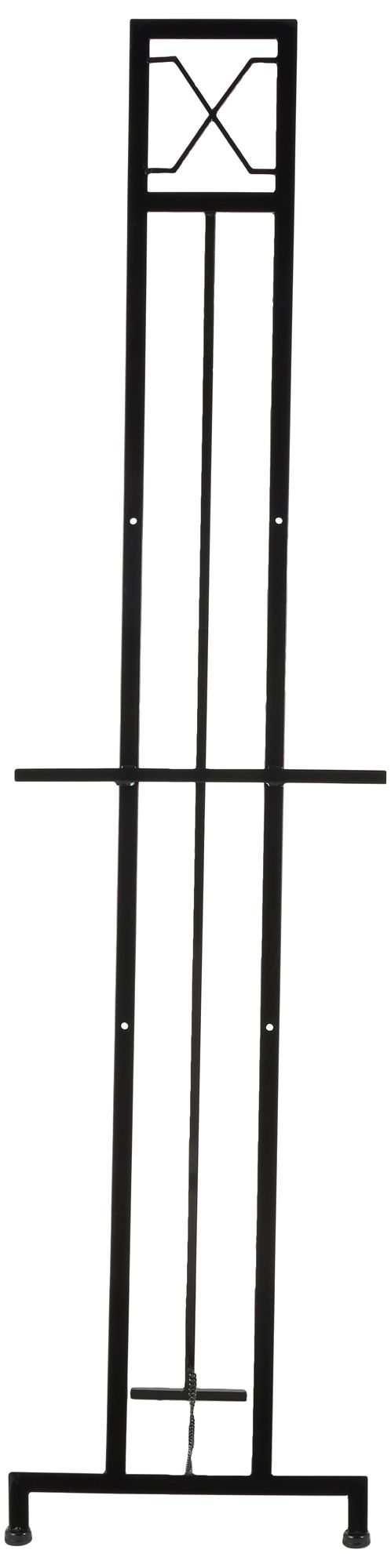 Image 6 Black Metal Modern Easel, 17" x 19" x 70" more views