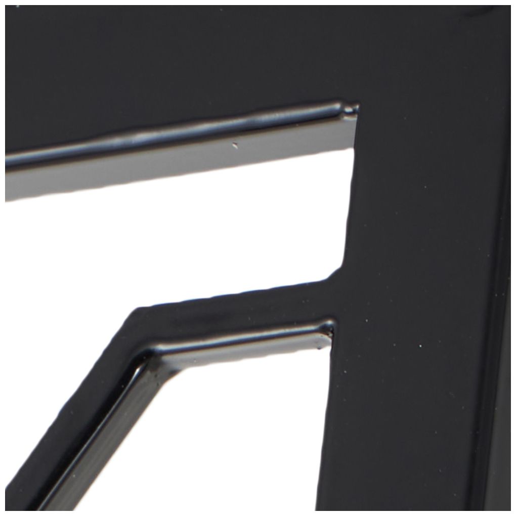 Black Metal Modern Easel, 17" x 19" x 70"